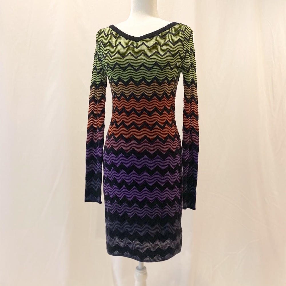 NWOT Missoni Long Sleeve Body con Dress